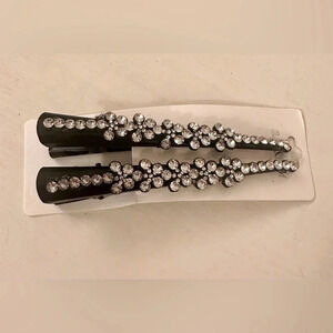 NWT Crystal Hair Clips